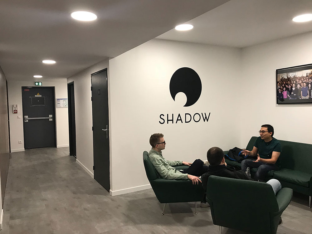 Photo du bureau de notre client Blade Shadow