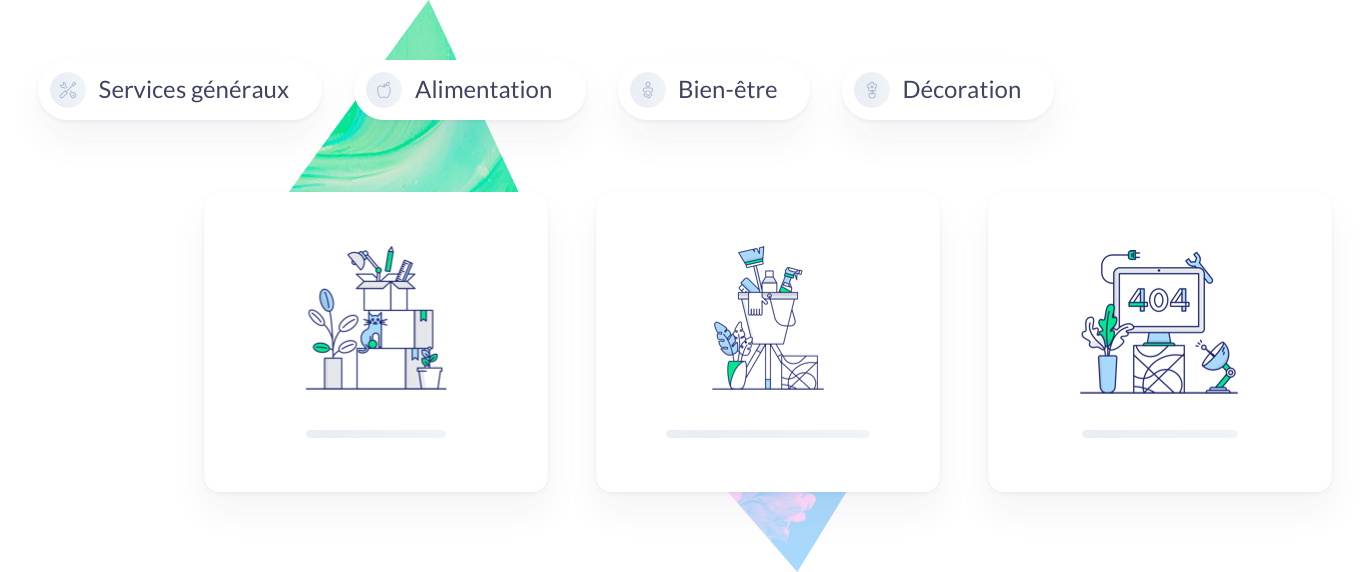 Large choix de services